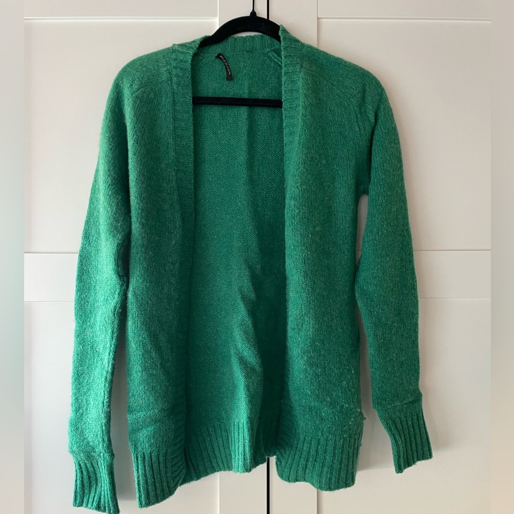 Balmain Paris Green Wool Cardigan!